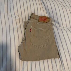 Levi's Men's Beige Jeans